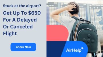A Person At Airport - AirHelp Banner